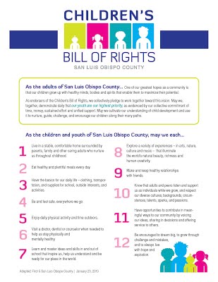 Image of Children's Bill of Rights